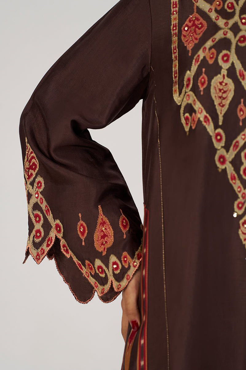 Deep Coffee Festive Co-ord Set