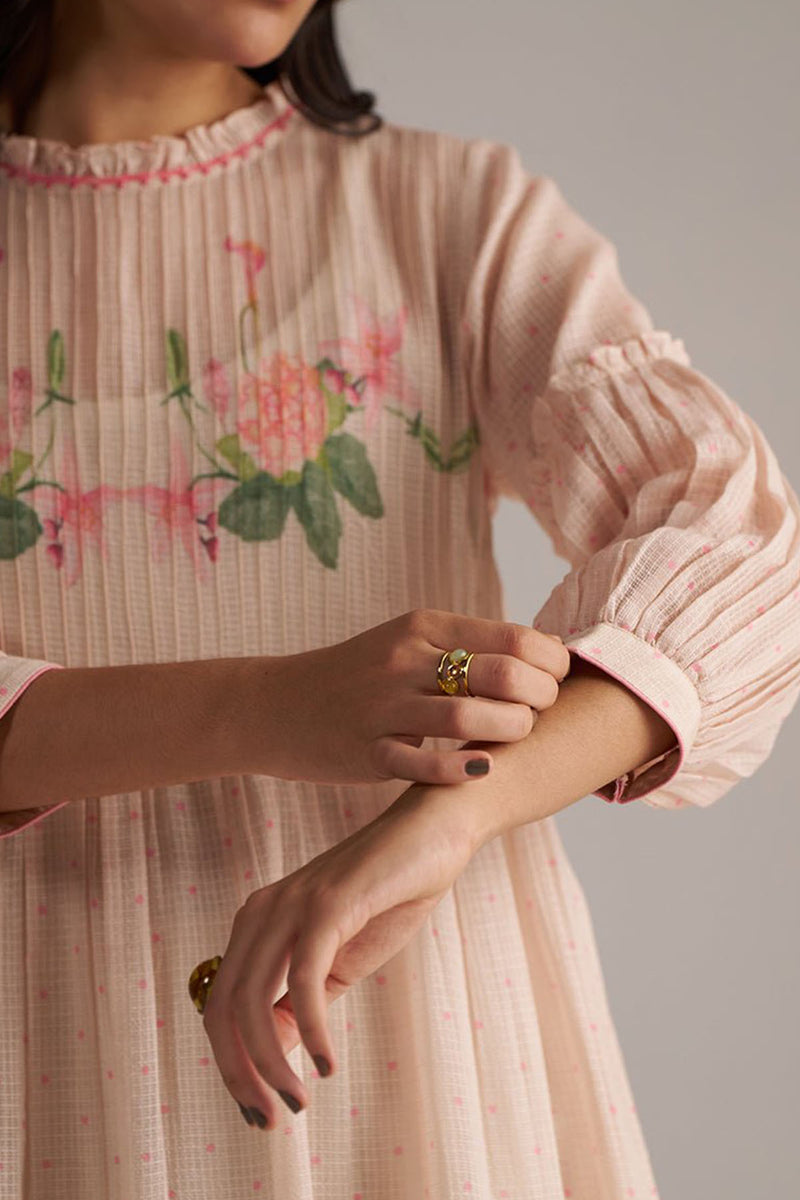 Peach Dust Kota Co-ord Set