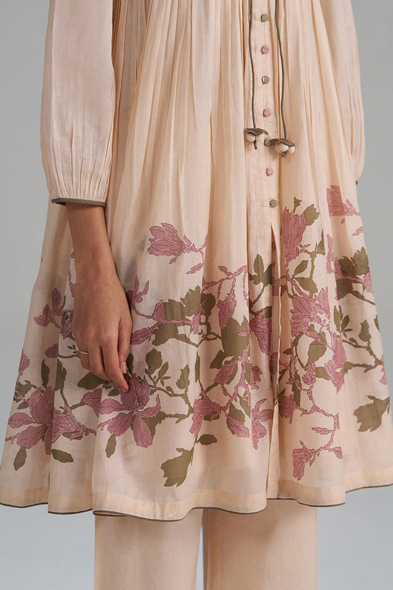 Baby Peach Mul-Mul Co-ord Set