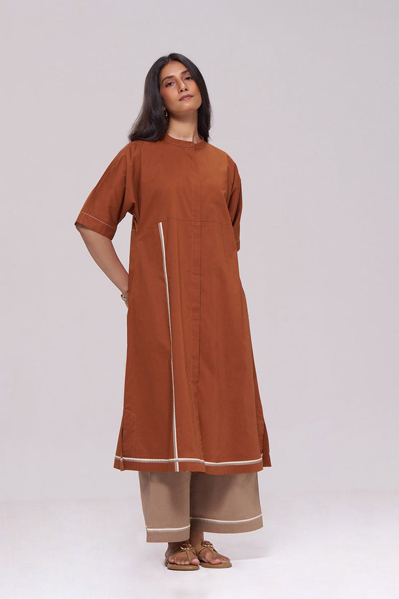 Bombay Brown and Travertine Cotton Co-ord Set