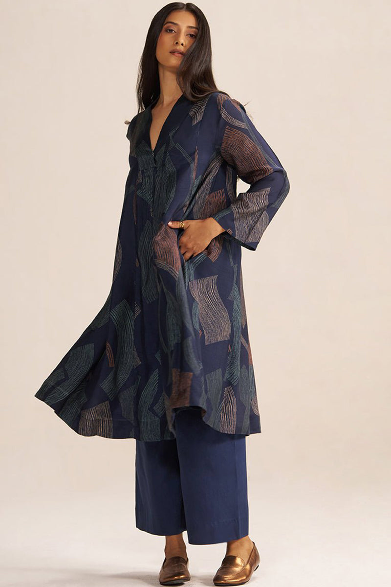 Navy Blue Co-ord Set