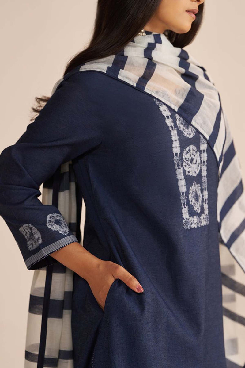 Denim Blue Kurta Set