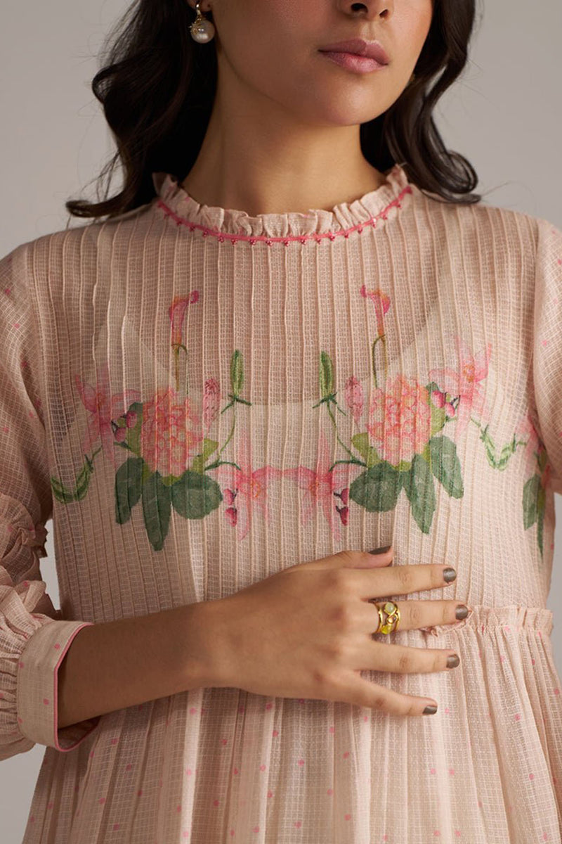 Peach Dust Kota Co-ord Set