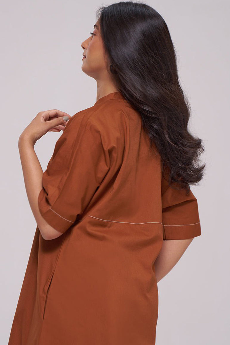 Bombay Brown and Travertine Cotton Co-ord Set