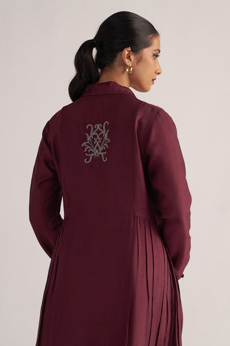 Burgundy and Cherries Jubilee Festive Co-ord Set