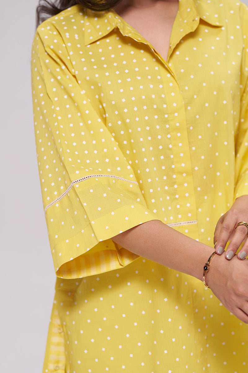 Sunny Yellow Cotton Co-ord Set