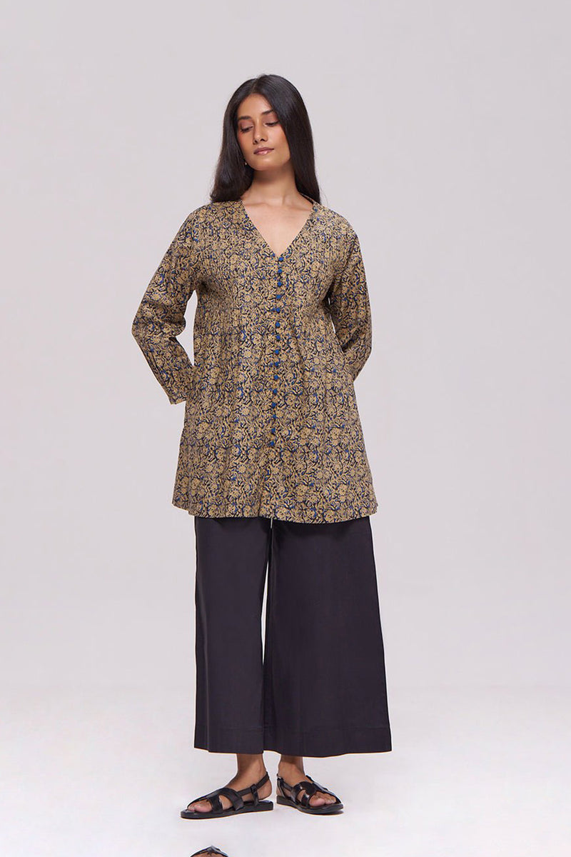 Black and Blue Cotton Co-ord Set