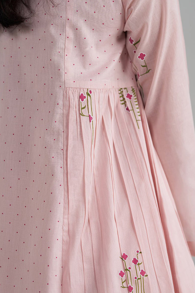 Rose Pink Mul-Mul Co-ord Set