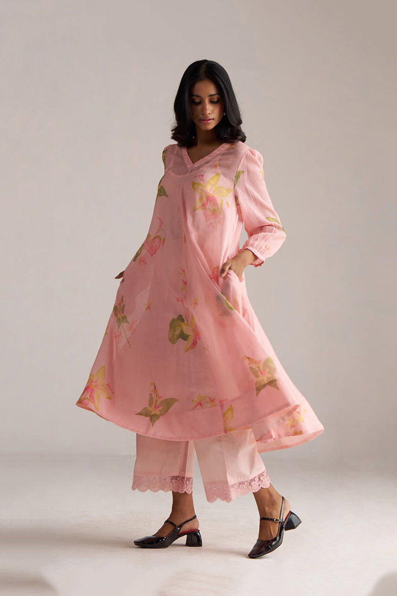 Powder Pink Kota Co-ord Set