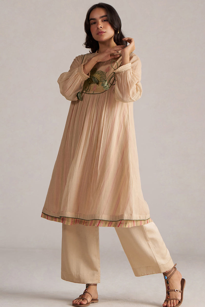 Macadamia Kota Silk Co-ord Set