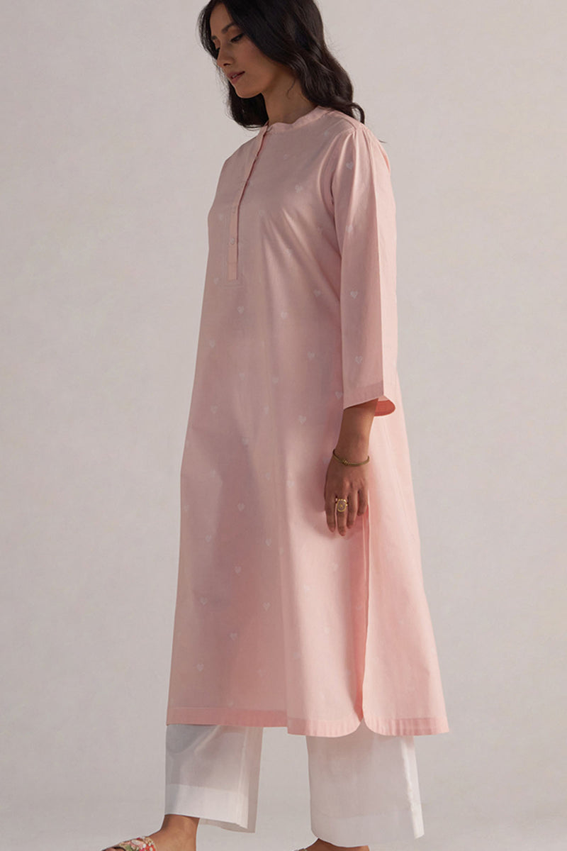 Soft Lotus Pink Cotton Co-ord Set