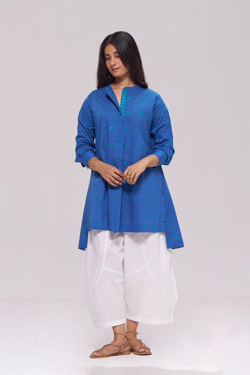 Denim Blue Pure Cotton Co-ord Set