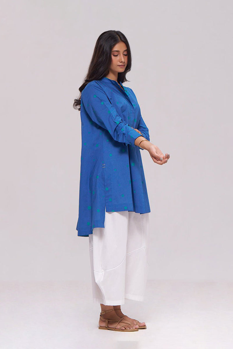 Denim Blue Pure Cotton Co-ord Set
