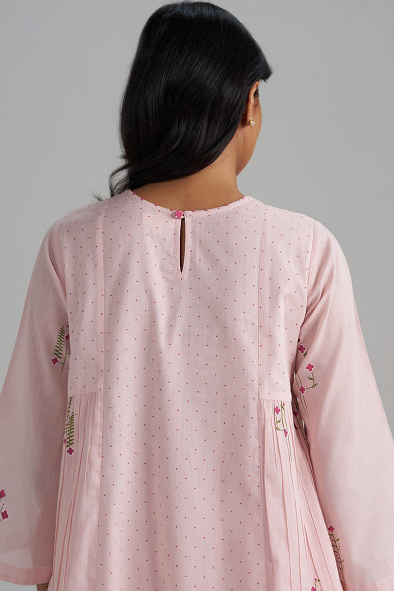 Rose Pink Mul-Mul Co-ord Set