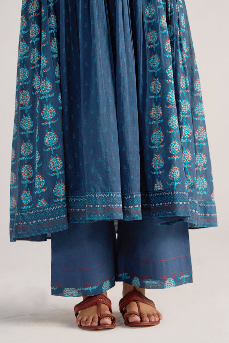 Dark Denim Mul Cotton Co-ord Set