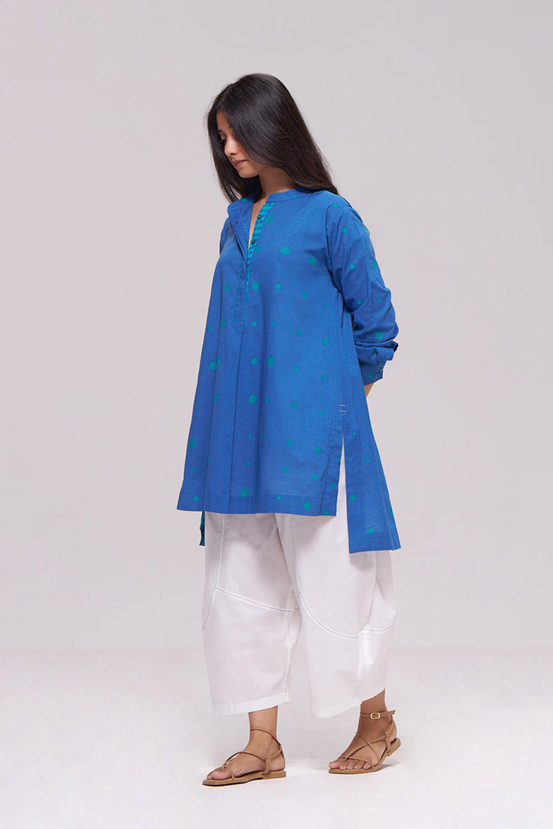 Denim Blue Pure Cotton Co-ord Set