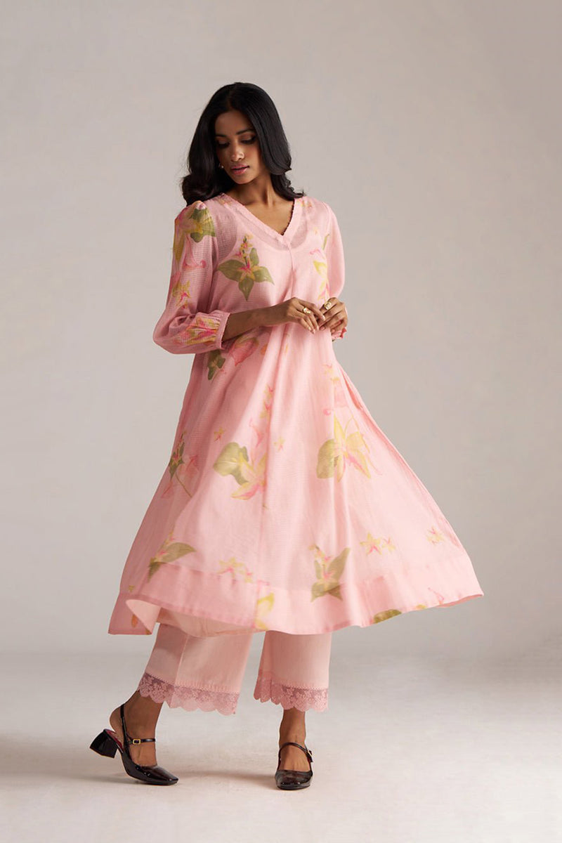 Powder Pink Kota Co-ord Set