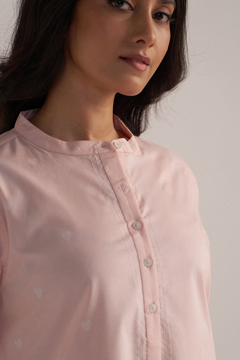 Soft Lotus Pink Cotton Co-ord Set