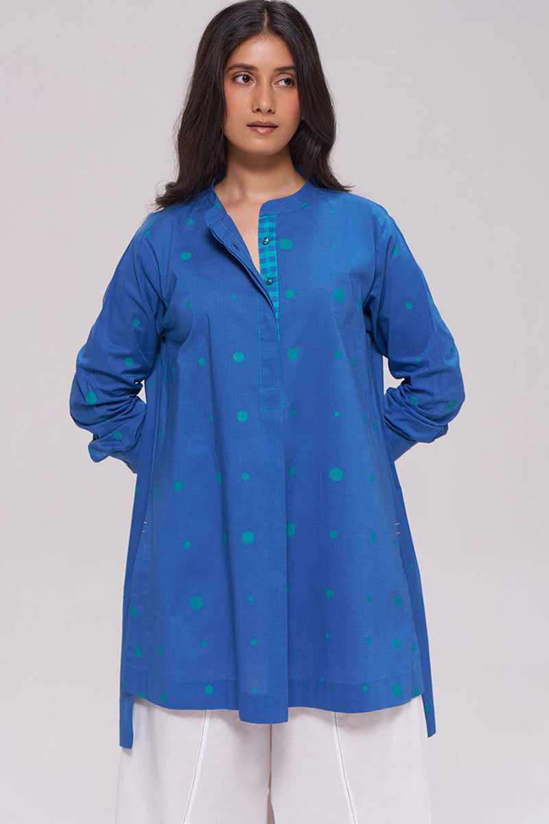Denim Blue Pure Cotton Co-ord Set