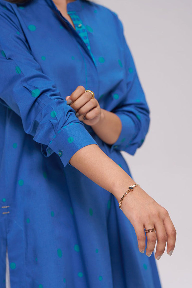 Denim Blue Pure Cotton Co-ord Set