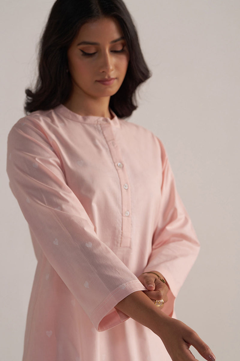 Soft Lotus Pink Cotton Co-ord Set