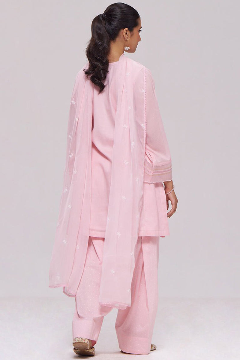 Dreamy Pink Mul-Chanderi Kurta Set