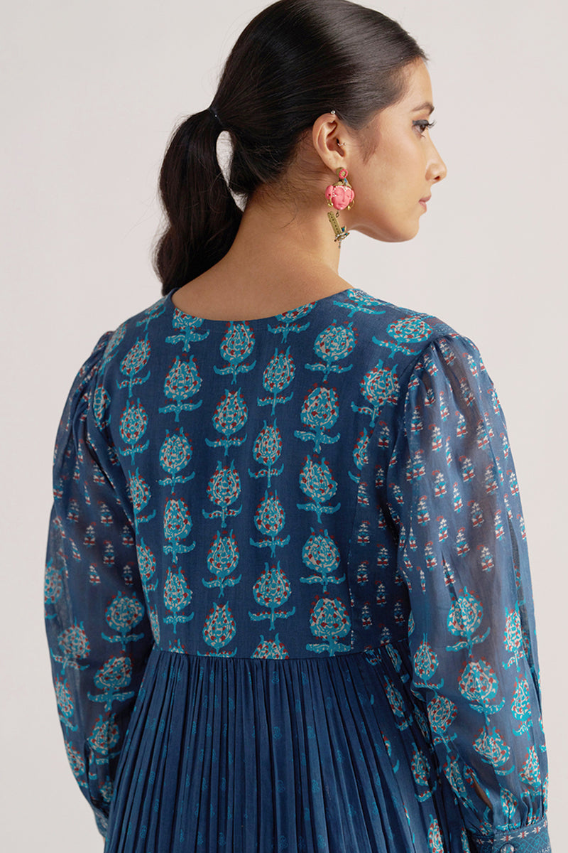 Dark Denim Mul Cotton Co-ord Set