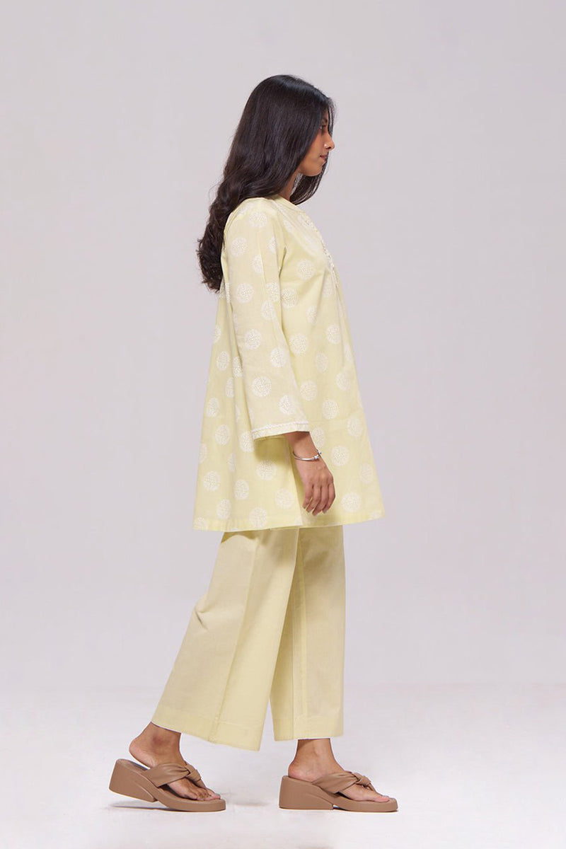 Butter Yellow Cotton Co-ord Set