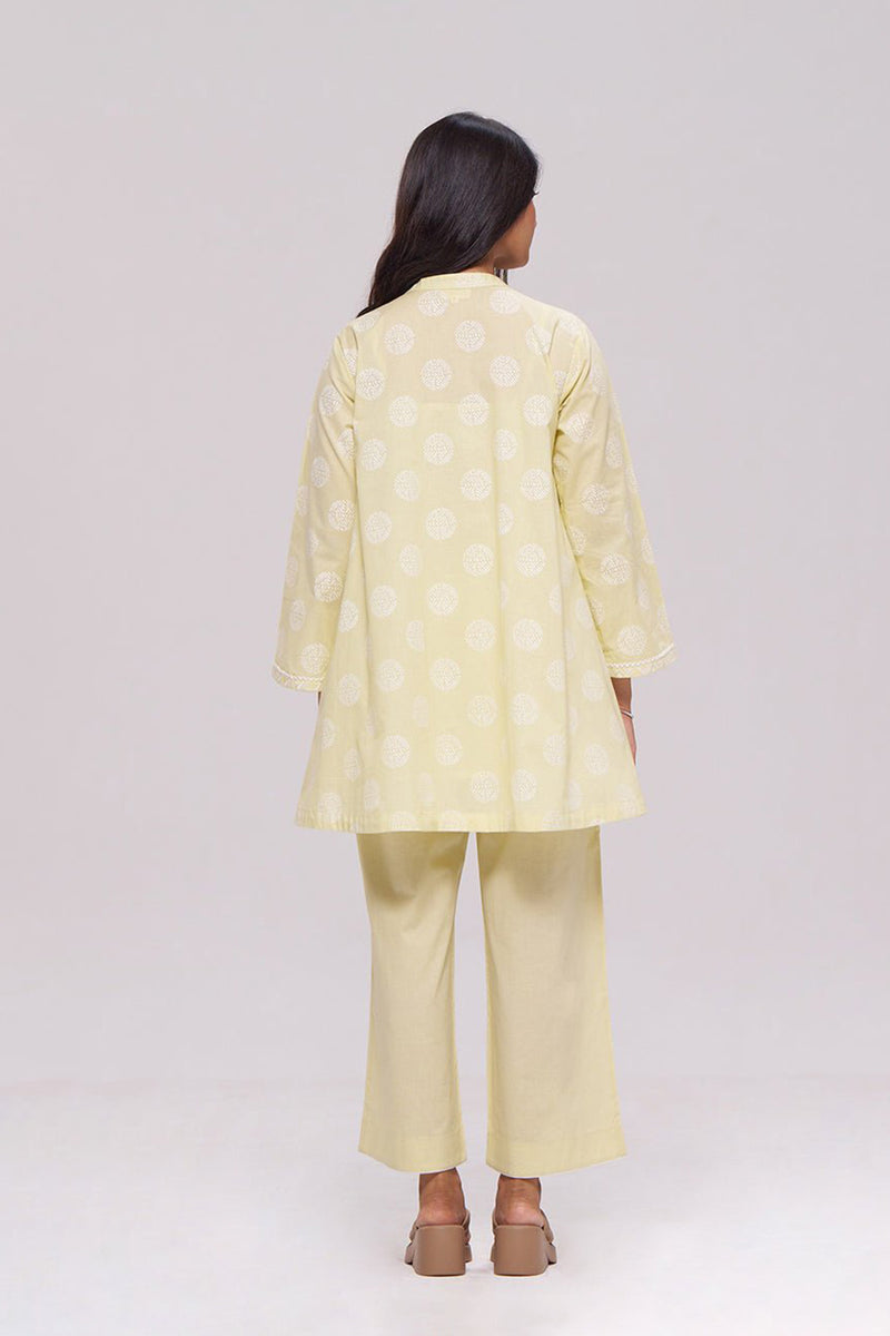 Butter Yellow Cotton Co-ord Set
