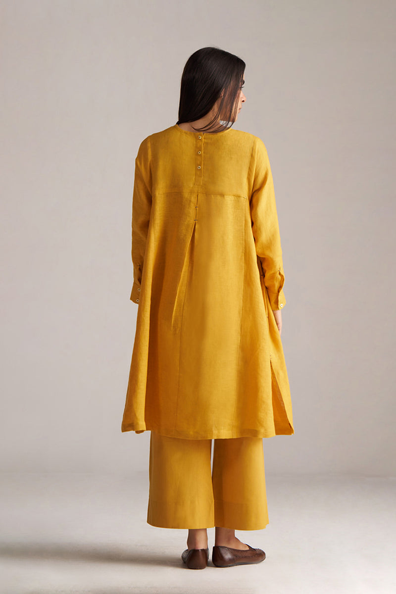 Yolk Yellow Linen Co-ord Set