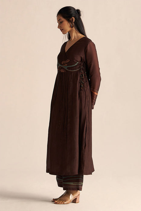 Dark Chocolate Silk Co-ord Set