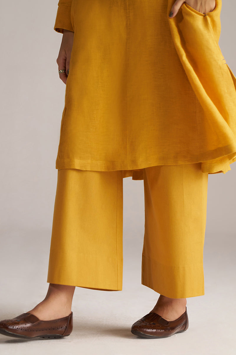 Yolk Yellow Linen Co-ord Set