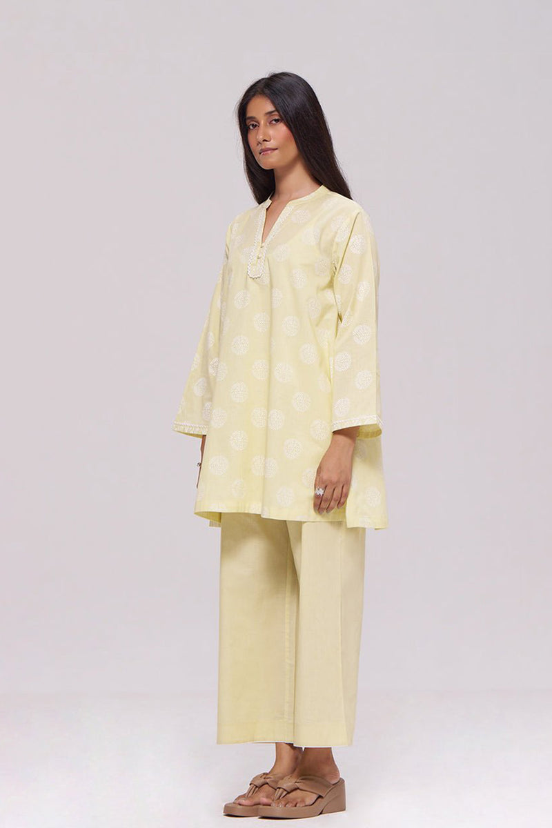 Butter Yellow Cotton Co-ord Set