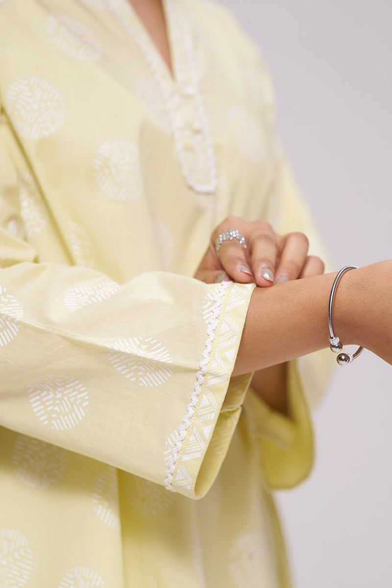 Butter Yellow Cotton Co-ord Set