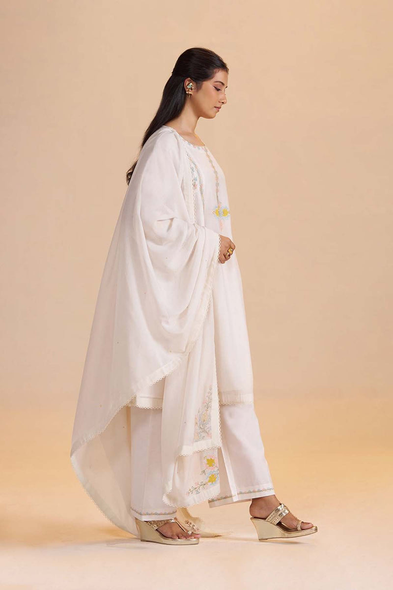 Gardenia Chanderi Festive Kurta Set