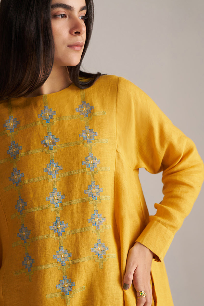 Yolk Yellow Linen Co-ord Set