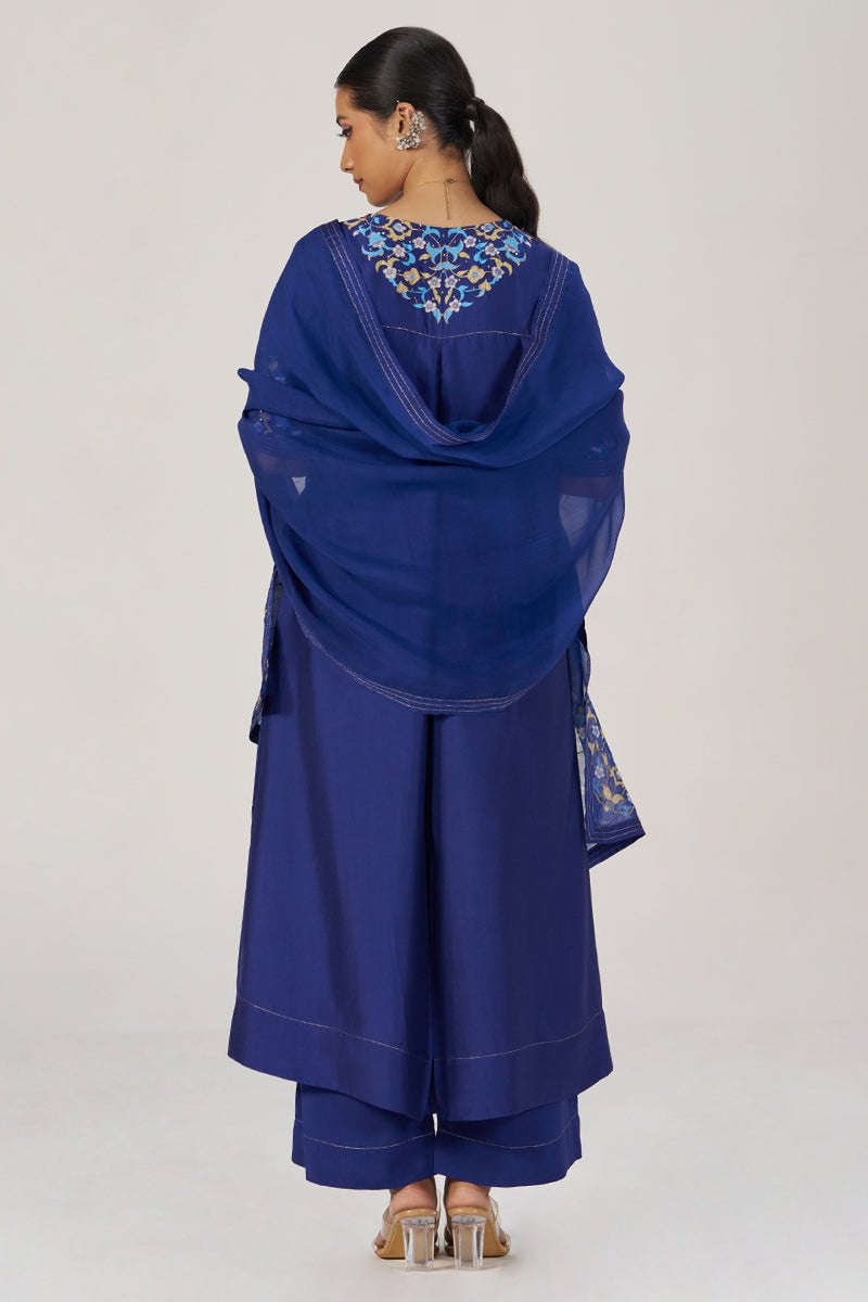 Royal Blue Festive Kurta Set