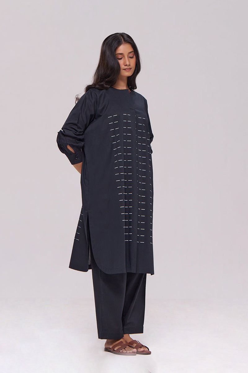 Black Pure Cotton Co-ord Set