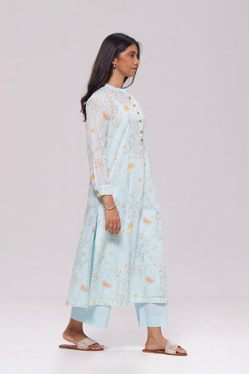 Morning Mist Blue Mul-Mul Co-ord Set