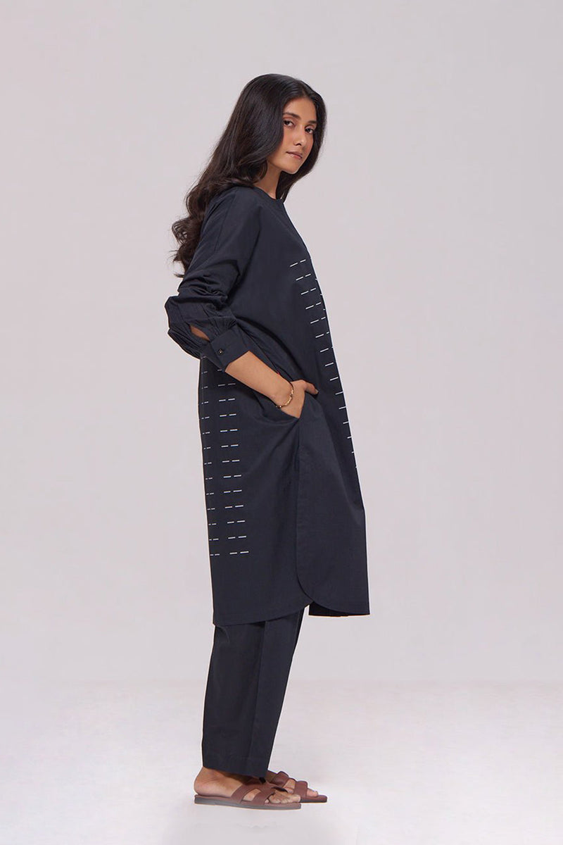 Black Pure Cotton Co-ord Set