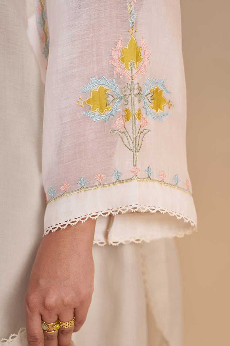 Gardenia Chanderi Festive Kurta Set