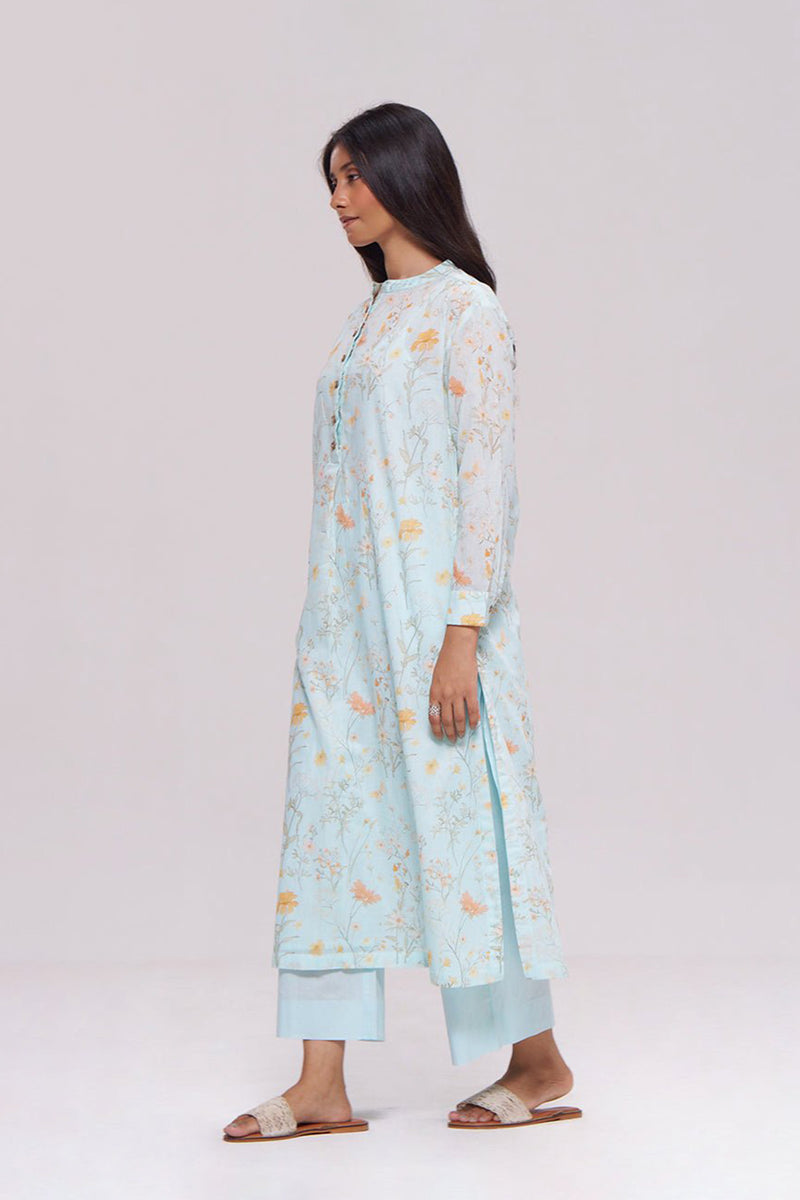 Morning Mist Blue Mul-Mul Co-ord Set