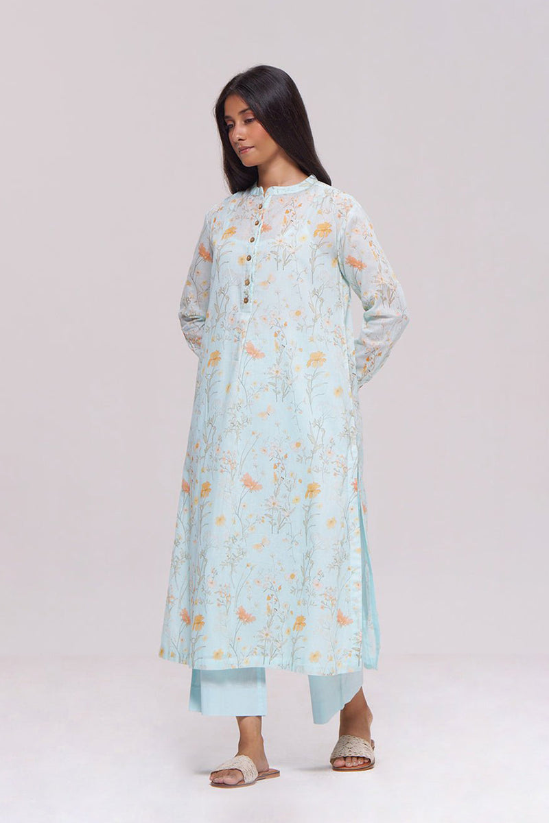 Morning Mist Blue Mul-Mul Co-ord Set