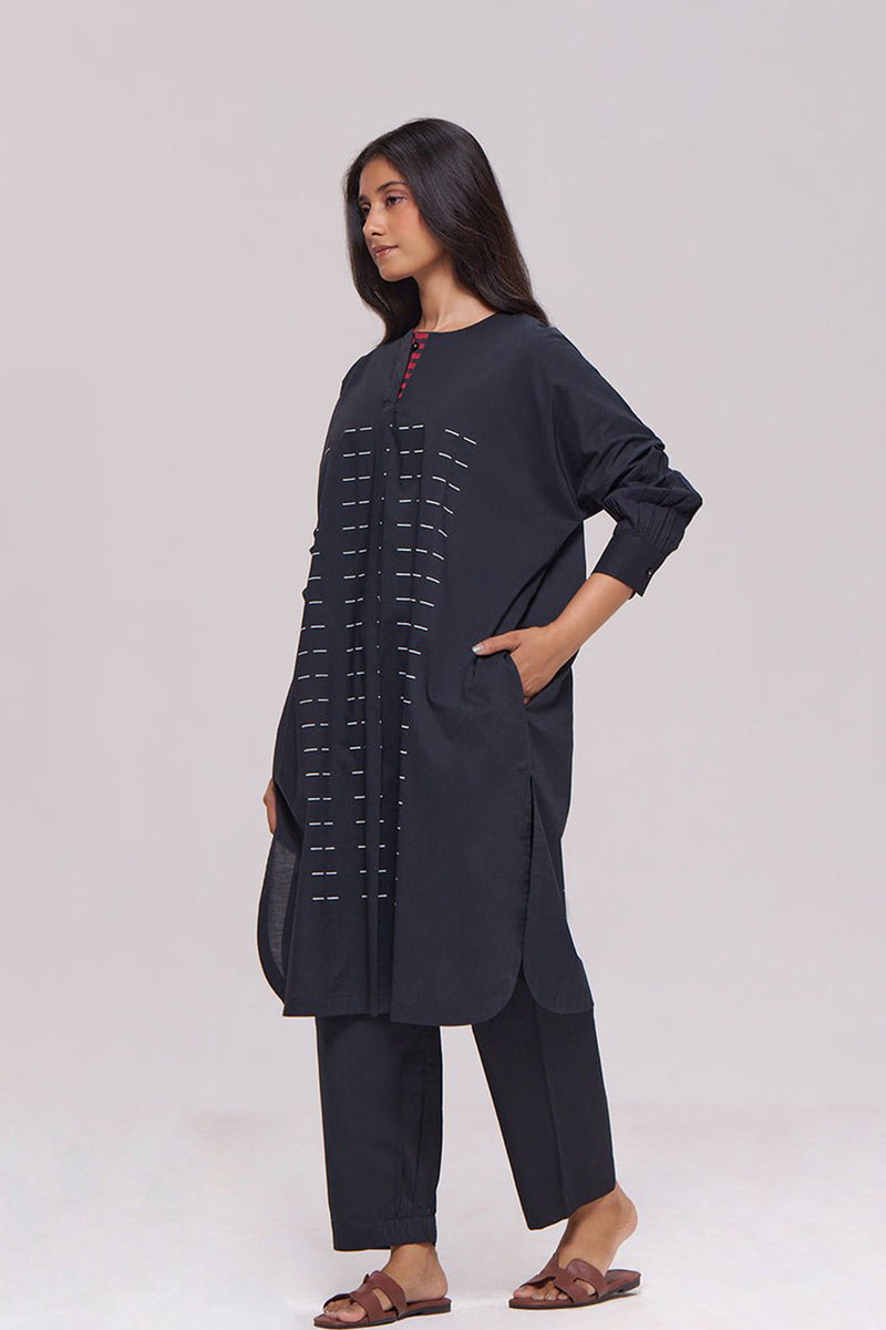 Black Pure Cotton Co-ord Set