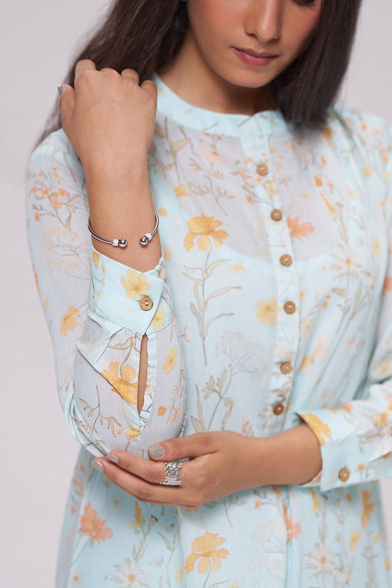 Morning Mist Blue Mul-Mul Co-ord Set