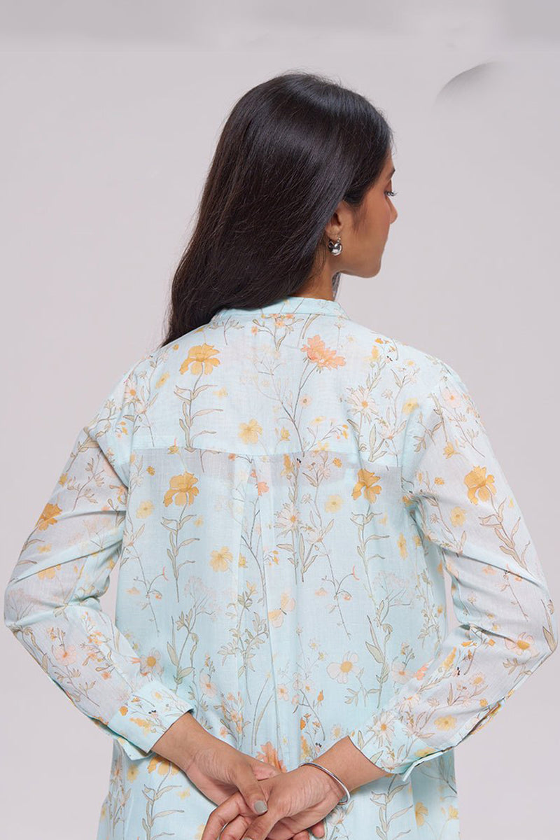 Morning Mist Blue Mul-Mul Co-ord Set