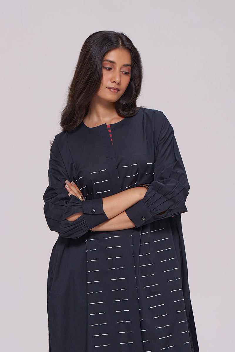 Black Pure Cotton Co-ord Set