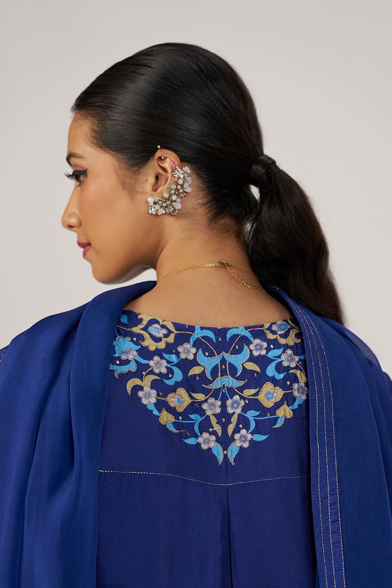 Royal Blue Festive Kurta Set
