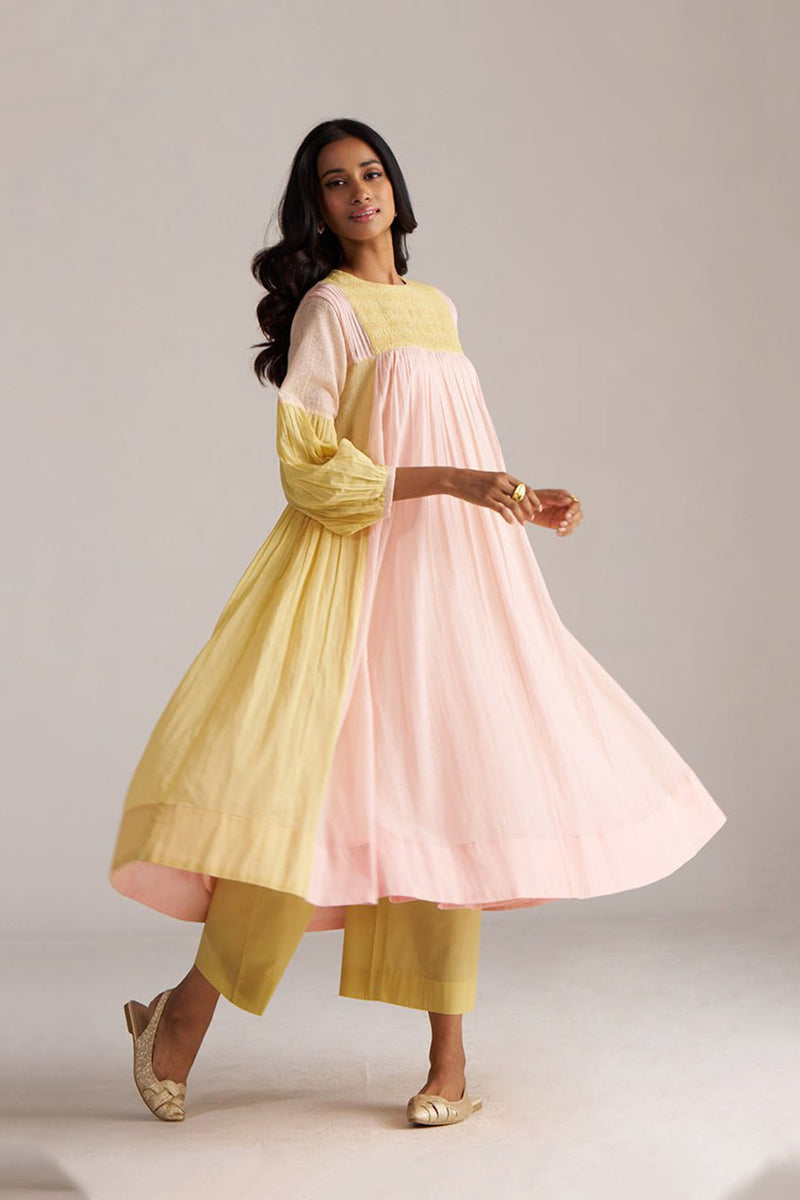 Dusty Citron and Powder Pink Co-ord Set