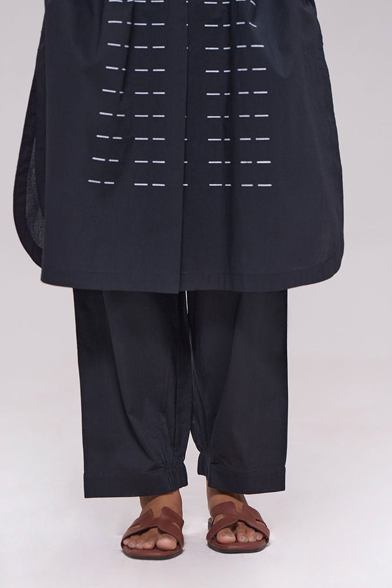 Black Pure Cotton Co-ord Set